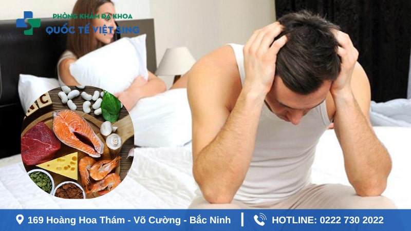 Cải thiện chế độ ăn uống giúp chữa yếu sinh ý tại nhà