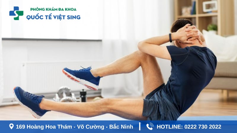 Động viên chồng luyện tập thể thao đều đặn