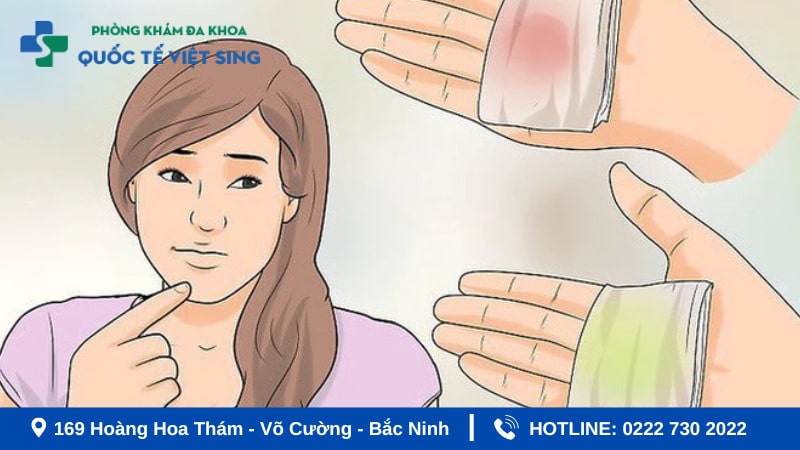Các loại khí hư bất thường theo màu sắc