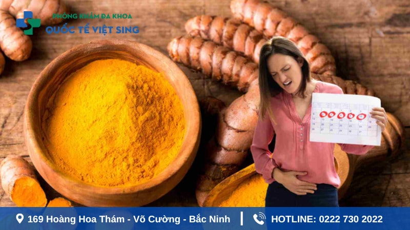 Cách chữa rối loạn kinh nguyệt bằng tinh bột nghệ