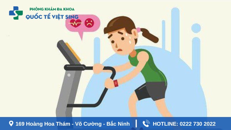Bị trễ kinh nguyệt do tập thể dục quá sức