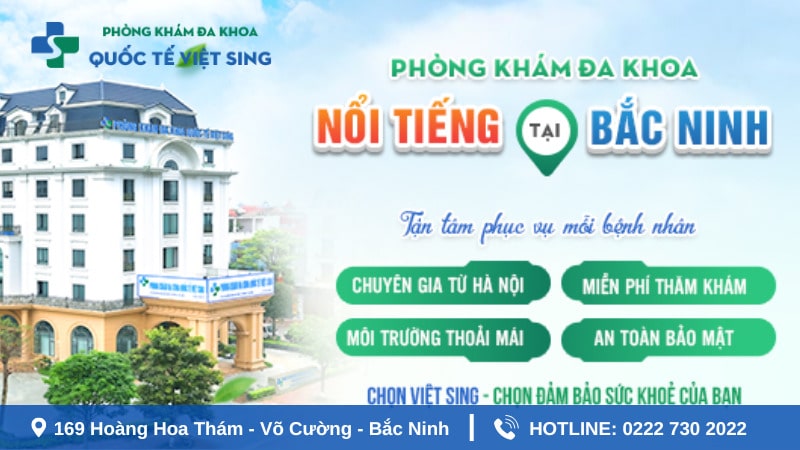 Đa khoa quốc Tế Việt Sing - thẩm mỹ vùng kín uy tín tại Bắc Ninh
