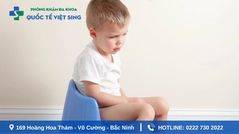 Táo bón gây ngứa hậu môn ở trẻ nhỏ