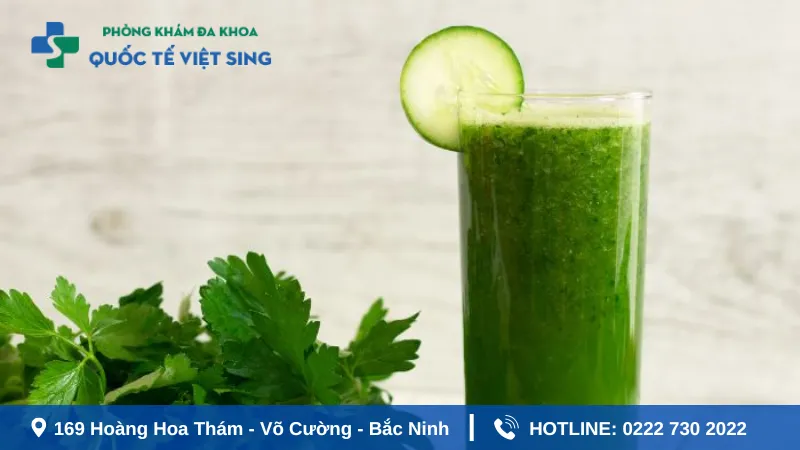 Nước ép giúp điều hoà kinh nguyệt