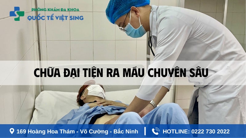 Chữa đại tiện ra máu bằng phương pháp chuyên sâu
