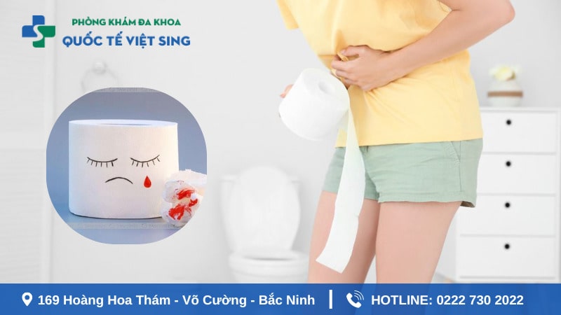 Nguyên nhân nào gây đi đại tiện ra máu tươi nhỏ giọt?