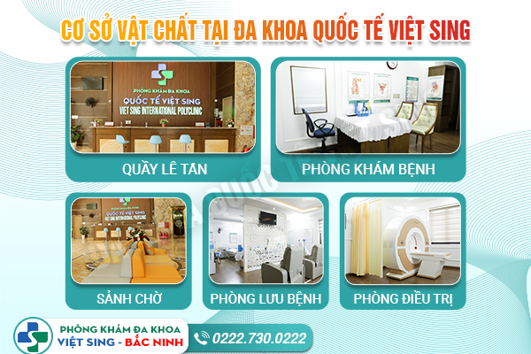 Quy mô – Cơ sở vật chất tại Đa Khoa Quốc Tế Việt Sing