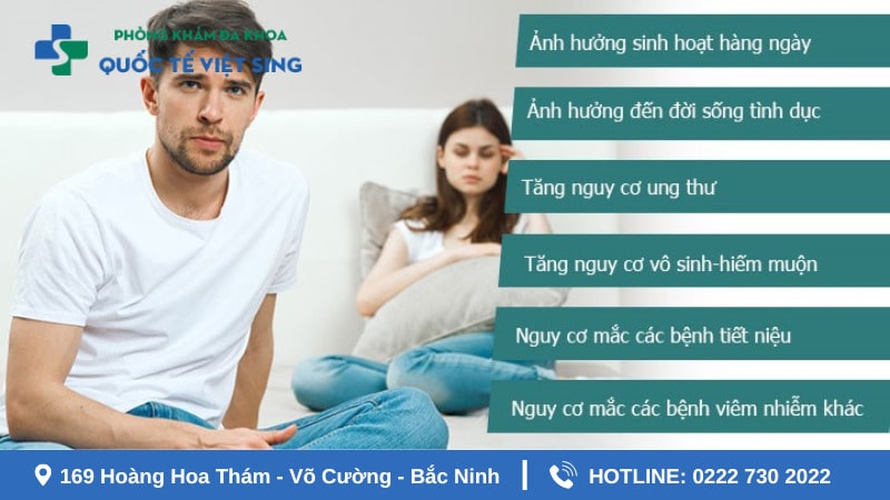 Tác hại của bệnh lậu đối với cả nam và nữ giới