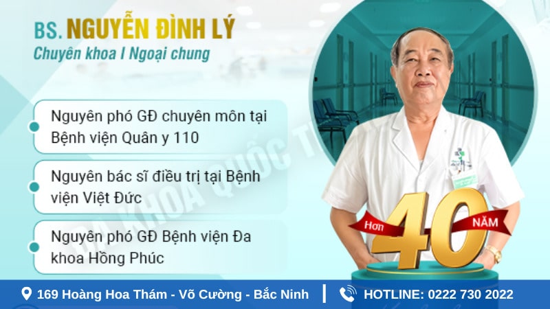 Bác sĩ CKI Nguyễn Đình Lý ( chuyên khoa Ngoại)