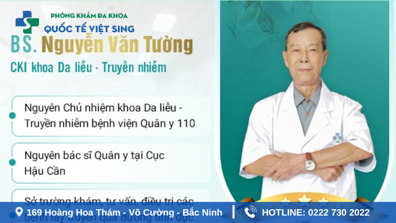 bác sĩ Nguyễn Văn Tường chia sẽ cách điều trị sùi mào gà cho trẻ