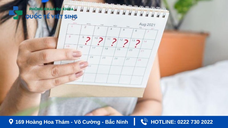 Chậm kinh 1 tháng có sao không?