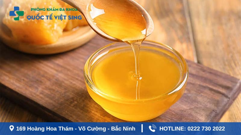 Chữa sùi mào gà ở miệng bằng mật ong