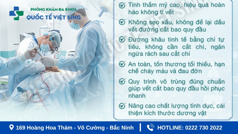 Ứng dụng công nghệ cắt bao quy đầu Châu Âu ITC – Nhanh, an toàn, thẩm mỹ
