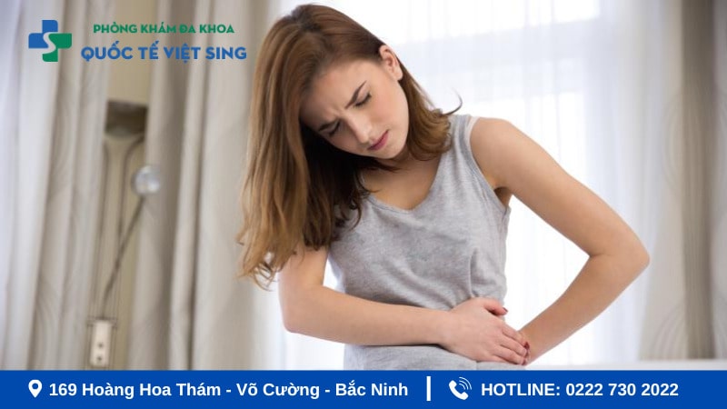 Đau lưng, đau bụng dưới ngay cả ngoài kỳ kinh