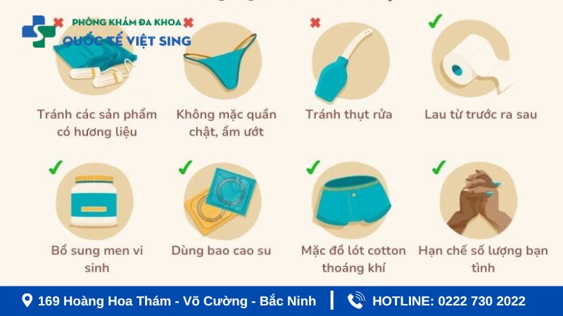 Cách phòng ngừa viêm nhiễm ấm đạo hiệu quả