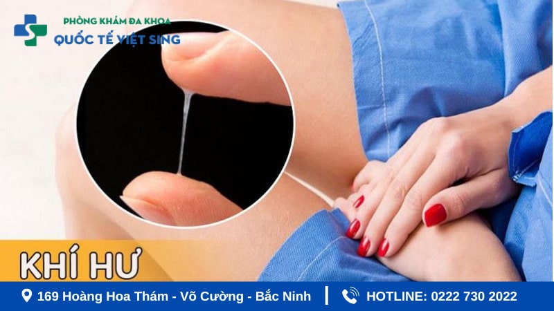 Khí hư ra nhiều loãng như nước là gì? 